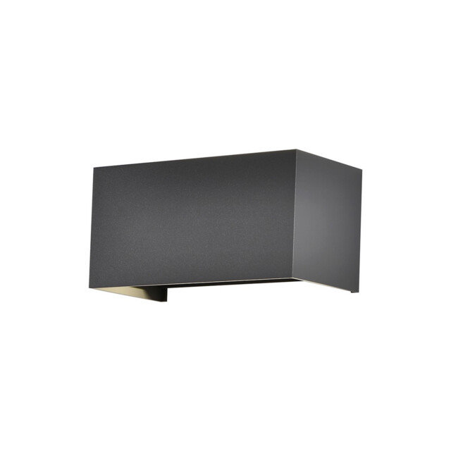 Davos Rectangle Wall Lamp, 4 x 6W LED, 4000K, 2200lm, IP54, Anthracite, 3yrs Warranty - image 1