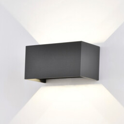Davos Rectangle Wall Lamp, 4 x 6W LED, 4000K, 2200lm, IP54, Anthracite, 3yrs Warranty - thumbnail 2