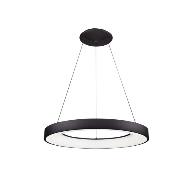 Rando Smart 60cm Integrated LED Pendant Ceiling Light Sandy Black Aluminium LED 50W 3250Lm 3000K - 4000K - image 1
