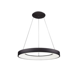 Rando Smart 60cm Integrated LED Pendant Ceiling Light Sandy Black Aluminium LED 50W 3250Lm 3000K - 4000K - thumbnail 1