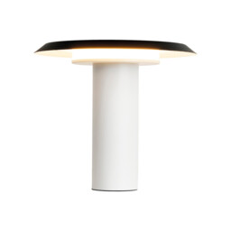 Tina 24.5cm Table Lamp, 12W LED, 3000K, 560lm, White/Black, 3yrs Warranty - thumbnail 1