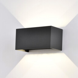 Davos Rectangle Wall Lamp, 4 x 6W LED, 3000K, 2200lm, IP54, Sand Black, 3yrs Warranty - thumbnail 2