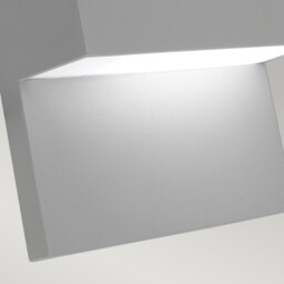 Geneve Outdoor 1 Light Wall Light with PIR Aluminium, E27 - thumbnail 3