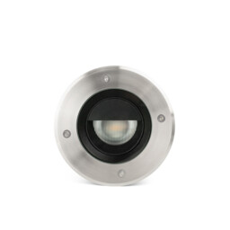 Geiser 18cm Outdoor Recessed Wall Lamp Satin Stainless 3000K IP67 - thumbnail 1