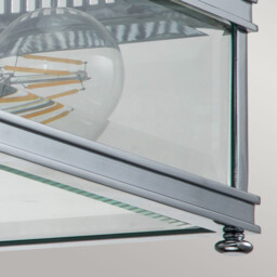 Holborn 2 Light Outdoor Decorative Flush, Polished Chrome IP44 - thumbnail 5