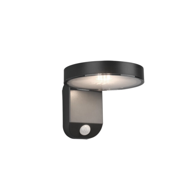 Posadas Modern Outdoor Modern Wall Lamp Anthracite 3000K IP44 with PIR - image 1