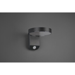 Posadas Modern Outdoor Modern Wall Lamp Anthracite 3000K IP44 with PIR - thumbnail 5