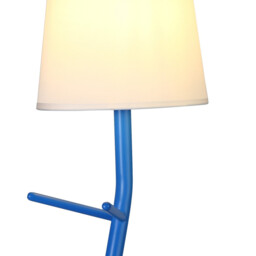 Centipede Table Lamp With Shade, 1 x E27, Blue / White - thumbnail 5