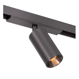 Lucide Premium LINIAL BIX Track - 1-circuit Track lighting system - 1xLED - Satin Gun Metal