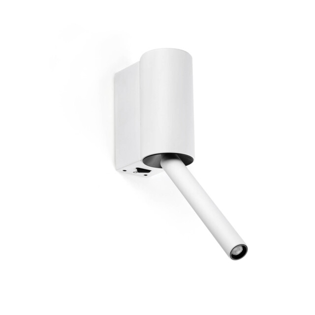 Dante LED Reading Wall Light Matt White 3W 2700K - image 1