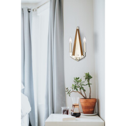 Hilton Decagonal Pendant 10 Light E14 Satin Black/Dark Grey Wood, (ITEM REQUIRES CONSTRUCTION/CONNECTION) - thumbnail 3