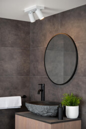 Taylor Modern Twin Ceiling Spotlight Bathroom - LED Dim to warm - GU10 - 2x5W 2200K/3000K - IP44 - White - thumbnail 5
