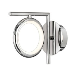 Olimpia  Wall Lamp, 8W LED, 3000K, 600lm, IP20, Chrome