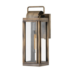 Hinkley Sag Harbor Outdoor Wall Lantern Painted Burnished Bronze, IP44