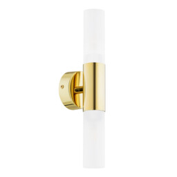 Taylor Up & Down Wall Lamp Frosted, Brass - thumbnail 5