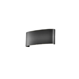 Arcs Wall Lamp, 8W LED, 3000K, 830lm, IP54, Anthracite, 3yrs Warranty - thumbnail 1