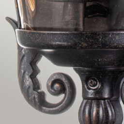 Baltimore Outdoor Wall Lantern Weathered Bronze, IP44 - thumbnail 3