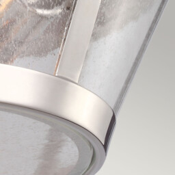 Harrow 2 Light Flush Mount Ceiling Light Polished Nickel, E27 - thumbnail 2