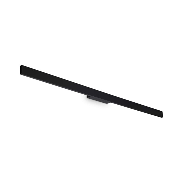Linea Outdoor Flush Wall Lamp Black 2600Lm 3000K IP54