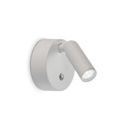 Bean Rechargeable Round Reading Wall Light White 1x LED 200lm 3000K Dimmable