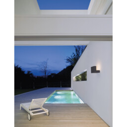 Brin Outdoor Modern Wall Lamp Anthracite Aluminium Clear Glass LED 10W 298Lm 3000K IP65 - thumbnail 2