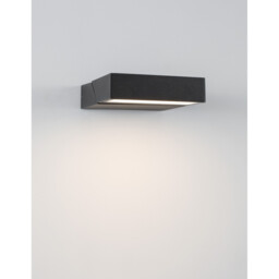 Brin Outdoor Modern Wall Lamp Anthracite Aluminium Clear Glass LED 10W 298Lm 3000K IP65 - thumbnail 5