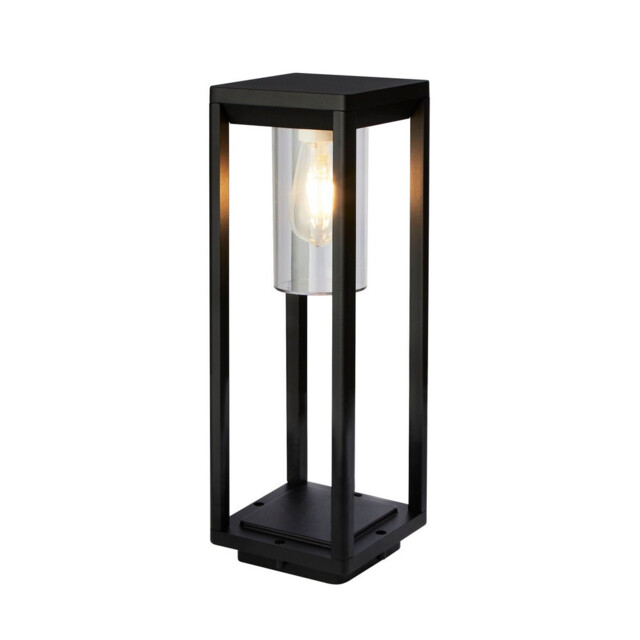 Outdoor Post - 450mm, Black With Clear Diffuser - image 1
