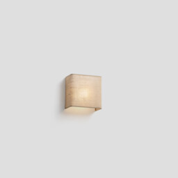 Otton Square Jute Wall Lamp - thumbnail 2
