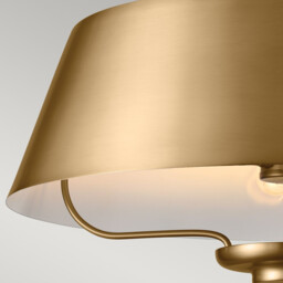 Luella 3 Light Duo-Mount Pendant Brushed Natural Brass - thumbnail 5