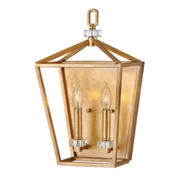 Hinkley Stinson Lanterns Pendant Ceiling Light Distressed Brass - thumbnail 1