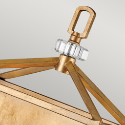 Hinkley Stinson Lanterns Pendant Ceiling Light Distressed Brass - thumbnail 2