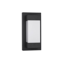 Leto II Outdoor Modern Wall Lamp Sandy Black Aluminium LED 18W 2132Lm 3000K IP65