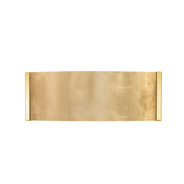 Emozione Glass Flush Wall Lamp 2 Light 24 Carat Gold - image 1