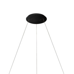 Niseko II Ring Pendant 65cm 50W LED, 2700K-5000K Tuneable, 3760lm, Remote Control & APP, Black, 3yrs Warranty - thumbnail 3