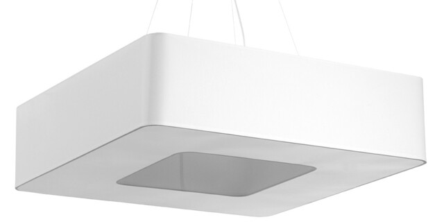 Urano Square Pendant Light White 80cm E27 - image 1