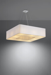 Urano Square Pendant Light White 80cm E27 - thumbnail 3