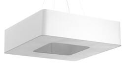 Urano Square Pendant Light White 80cm E27 - thumbnail 1