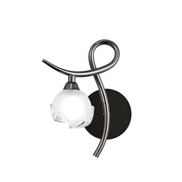 Fragma Wall Lamp Left Switched 1 Light G9, Black Chrome - image 1