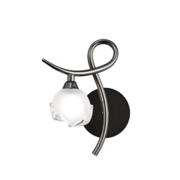 Fragma Wall Lamp Left Switched 1 Light G9, Black Chrome - thumbnail 1
