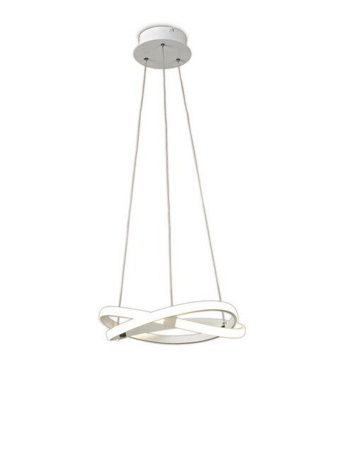 Infinity Ceiling Pendant 30W LED 3000K, 2500lm, White, White Acrylic - image 1