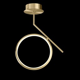 Olimpia Ceiling, 20W LED, 3000K, 1500lm, IP20, Satin Gold - thumbnail 3