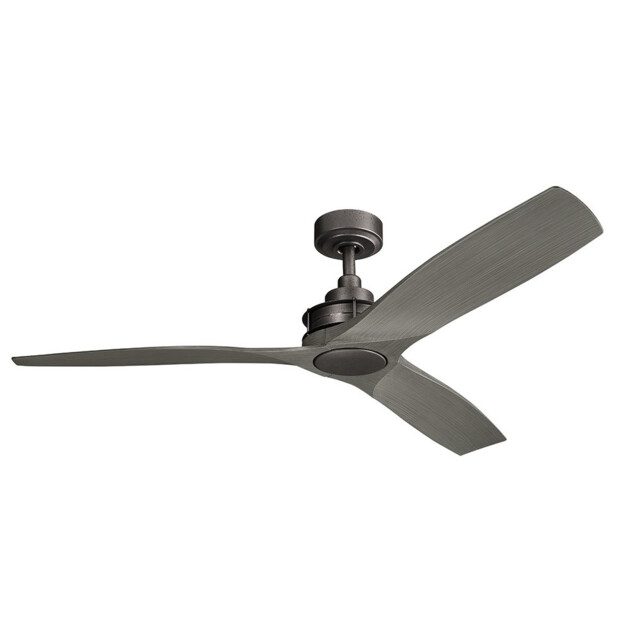 Kichler Ried 3 Blade 142cm Ceiling Fan Anvil Iron Remote Control - image 1