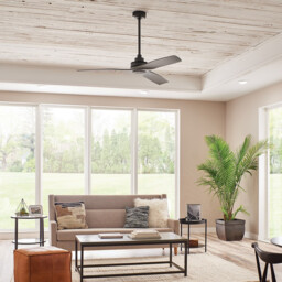 Kichler Ried 3 Blade 142cm Ceiling Fan Anvil Iron Remote Control - thumbnail 2