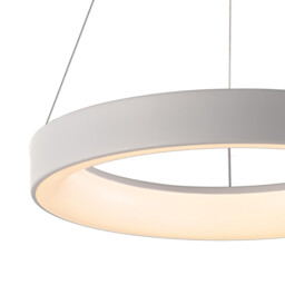 Niseko II Ring Pendant 38cm 30W LED, 2700K-5000K Tuneable, 2250lm, Remote Control & APP, White, 3yrs Warranty - thumbnail 5