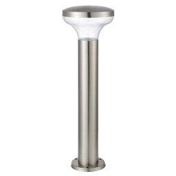 Roko Outdoor Coastal Bollard Light, Marine Grade Brushed Stainless Steel IP44, GU10 - thumbnail 2