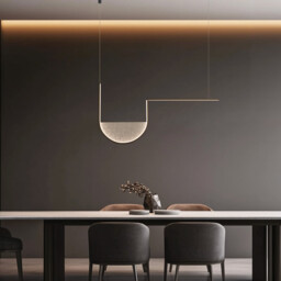 Evoria 101cm Pendant Ceiling Light Black Matt-Light Grey Glass LED 3000-4000K Dimmable - thumbnail 2