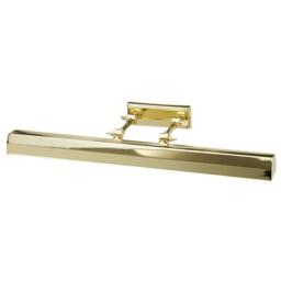 Chawton 4 Light Large Picture Wall Light Brass, E14 - thumbnail 1