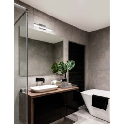 Vanese 49cm Bathroom Over Mirror Light Chrome Aluminium LED 12W 1174Lm 3000K IP44 - thumbnail 2