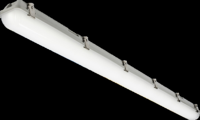 Knightsbridge 230V IP65 IK08 5ft Selectable 26W/48W CCT Adjustable ST Emergency Non-Corrosive - TORCWST5 - image 1