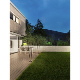 Mabel Outdoor Display Light Black Aluminium, Clear Glass LED 17W 1190Lm 3000K IP54 - thumbnail 3